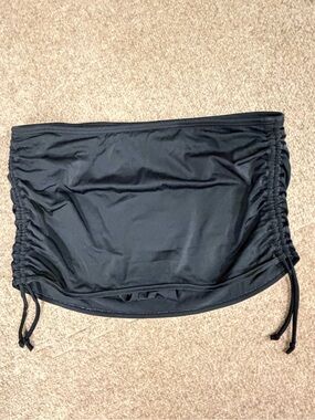 Victoria’s Secret Black Cinch Swim Skirt